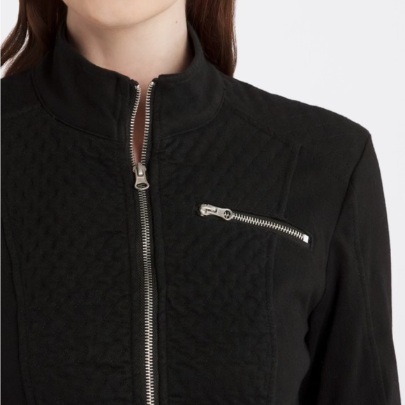 Liverpool Black Quilt Detail Jacket - Picture 2 of 15